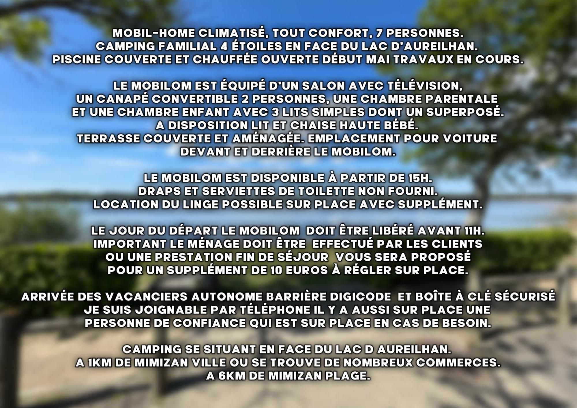 Mobil-home Climatisé Avec Piscine